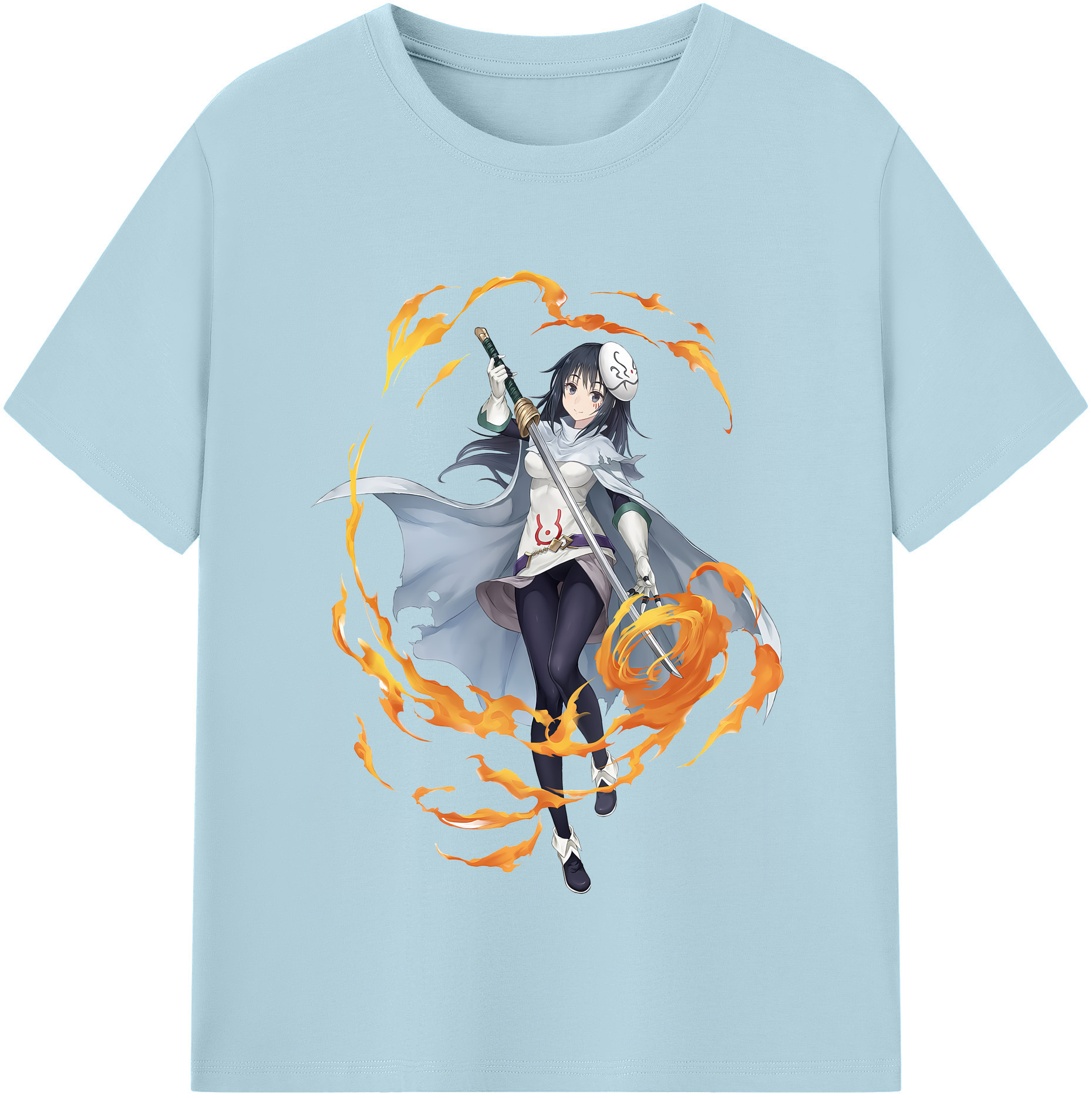 （画像用） 転スラ Regarding Reincarnated to Slime 綿100％半袖Tシャツ（フロントプリント）